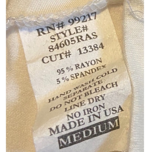 Rose Floral Chiffon Blouse Medium Simon Chang - Picture 3 of 5